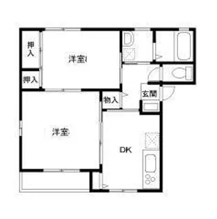 サンビアンO棟【2階】の間取り