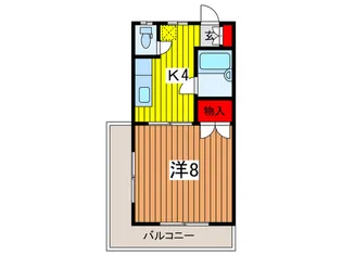武藤ハイツ【3階】の間取り