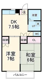 エルフローラ琴【2階】の間取り