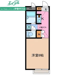 アラン【2階】の間取り