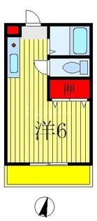 ジュネパレス松戸第02【2階】の間取り
