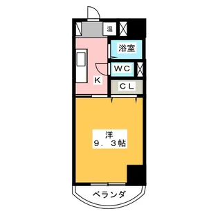 シャトーボナール【8階】の間取り