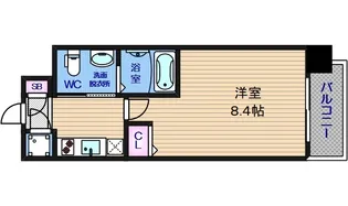 エスリード阿波座シティウエストII【6階】の間取り