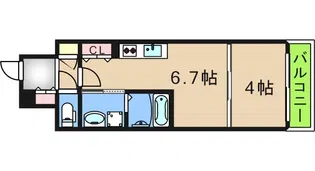 i-mext住之江公園【2階】の間取り
