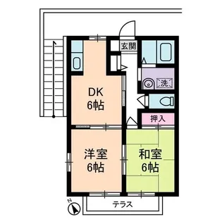 ファミーユ・ドミ【1階】の間取り