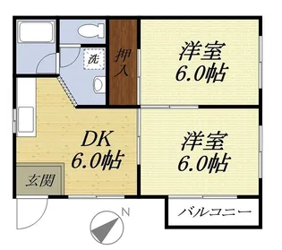 メゾン小林【2階】の間取り