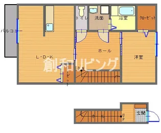 クレイン深堀【2階】の間取り
