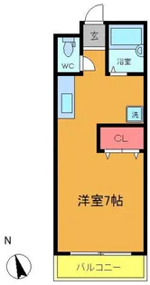 シャルム岩上【3階】の間取り
