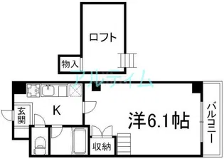 プレイス梅小路【3階】の間取り