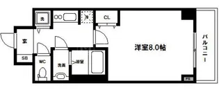 スワンズシティ天満橋【6階】の間取り