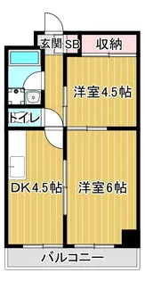 ラパンジール京橋【4階】の間取り