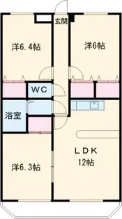 セル・フェリス312【3階】の間取り