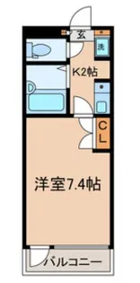 リバーフロントプラザ【1階】の間取り