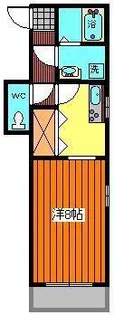 クレッシェンドマンション【3階】の間取り