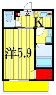 MELDIA東千葉III【1階】の間取り