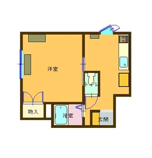 サンフラワーハイツ【1階】の間取り