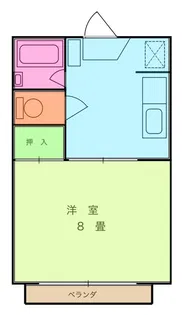 パールハイツ B【2階】の間取り