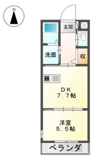 フェリーチェ コート【2階】の間取り
