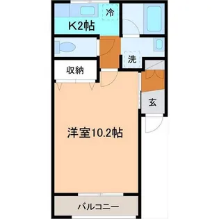 カサジェナ【2階】の間取り