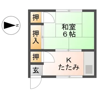 水月荘【2階】の間取り