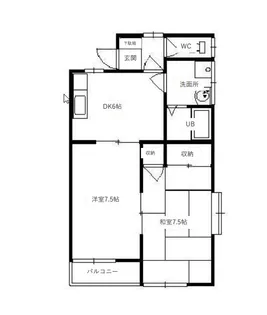 メモリーハイツ【2階】の間取り