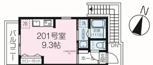 アーバンステージ【2階】の間取り