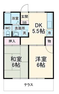 サンコーポ【2階】の間取り