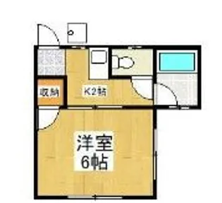 サンライズ並木【2階】の間取り