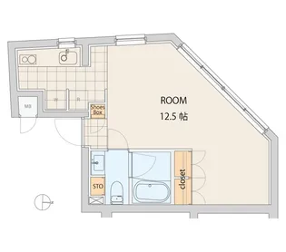 エスセナーリオ梅ヶ丘【5階】の間取り