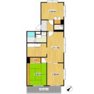 静岡県浜松市中央区鴨江3【マンション】の間取り