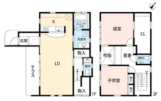 福島県福島市腰浜町【一戸建】の間取り