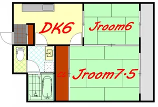 広島県広島市中区竹屋町【一戸建】の間取り