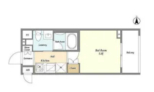 ラクラス新中野【2階】の間取り