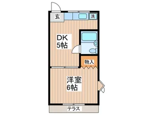 メゾンイワタ【1階】の間取り