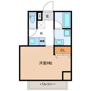 ミレーユ・ステディア【2階】の間取り