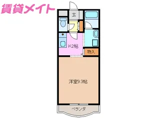 ハビテーション三石塚【3階】の間取り