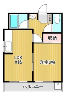 グリーンプラザ春日【2階】の間取り