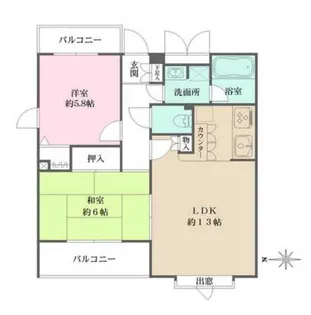 パティオ西池袋III【3階】の間取り