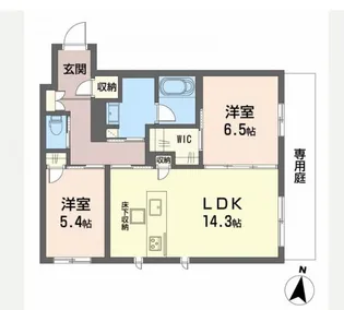 シャーメゾン別府駅前【1階】の間取り