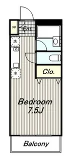 ドミトリー浅川【1階】の間取り