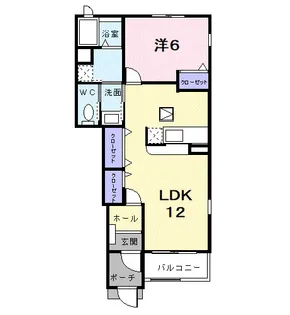 神奈川県南足柄市和田河原【アパート】の間取り