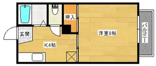 クレアトール高屋 B棟【2階】の間取り