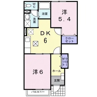 イストワール I【1階】の間取り
