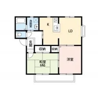 三重県伊賀市平野西町【アパート】の間取り