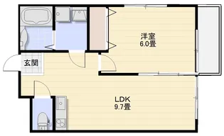 弐番館【1階】の間取り
