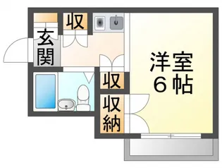 メゾンローズ【2階】の間取り