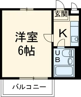 ジュネパレス市川第21【1階】の間取り