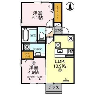 a la mode【1階】の間取り
