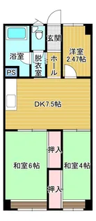 くまやビル【4階】の間取り