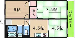 塩田マンション【3階】の間取り